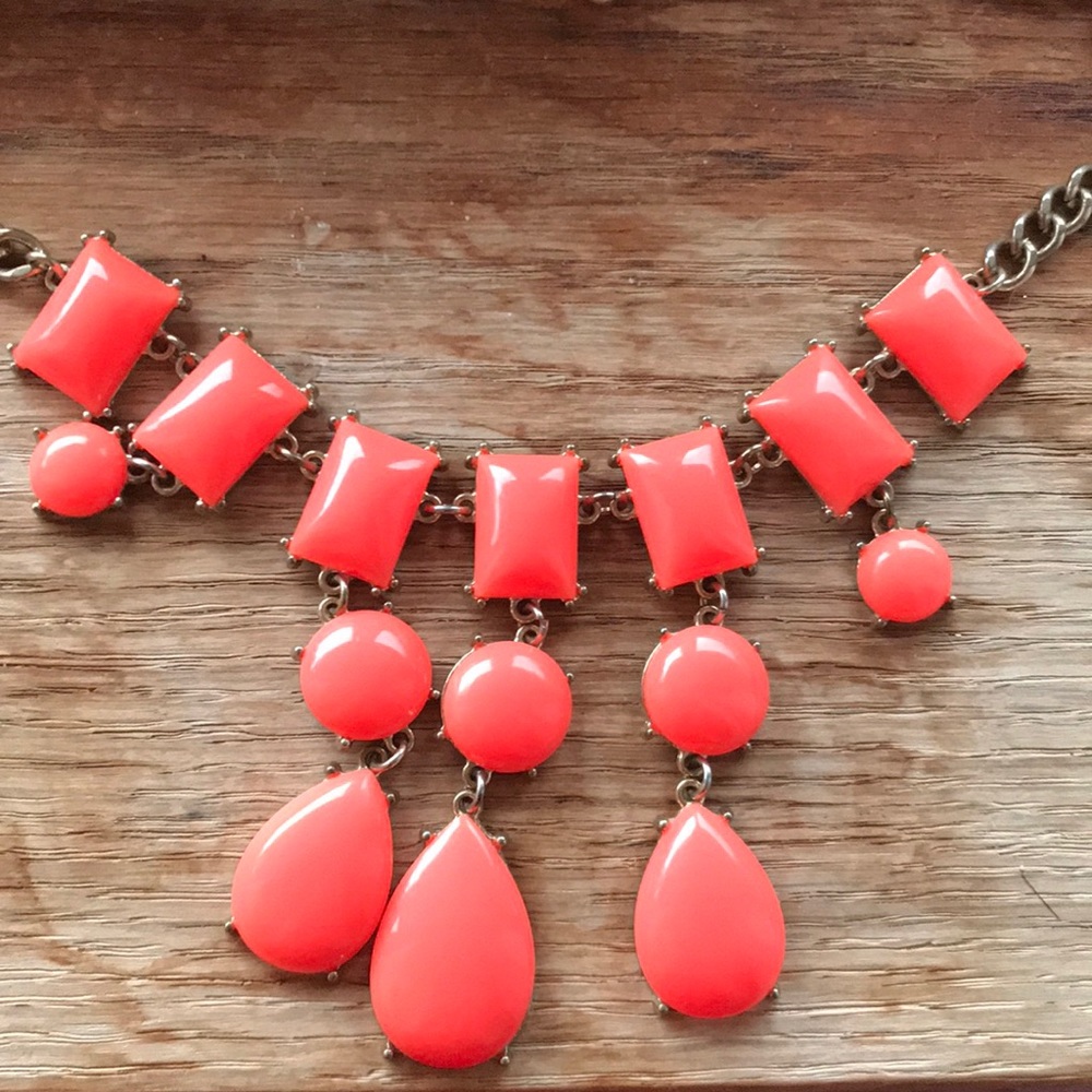 Orange Statement Necklace